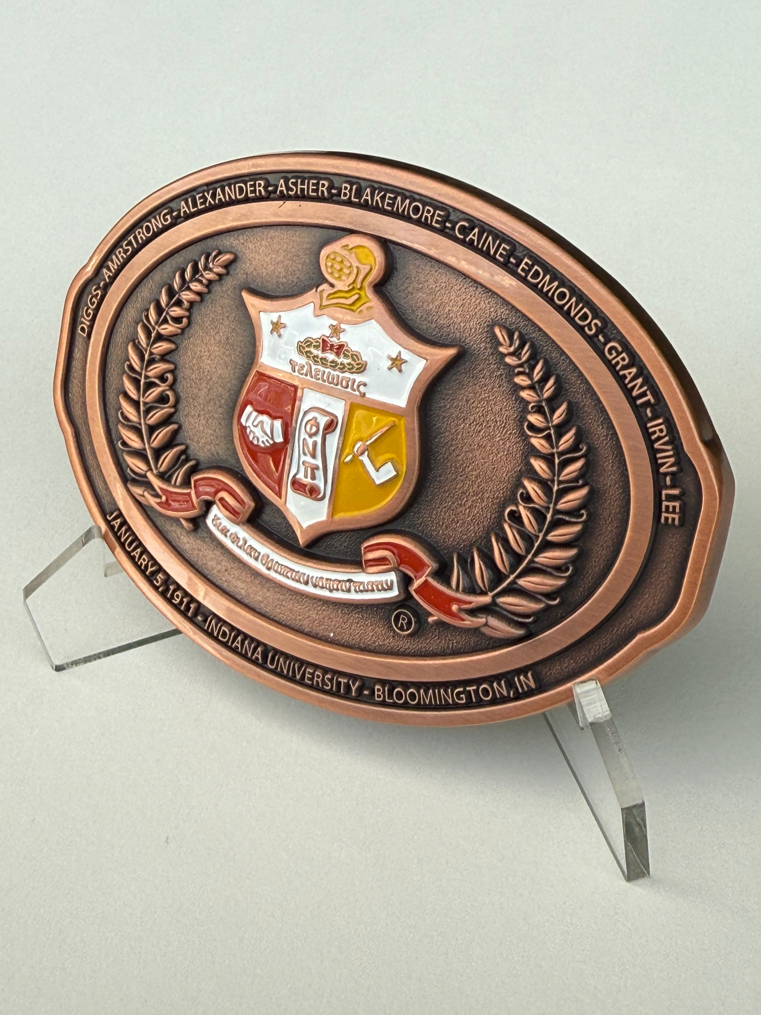 3.5" Coat of Arms - Kappa Alpha Psi Belt Buckle (Only 100 Made) - iFoxx Customs