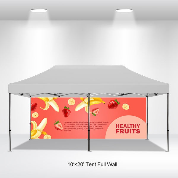 Tent Full Double-Sided Backwall 10', 15', and 20'