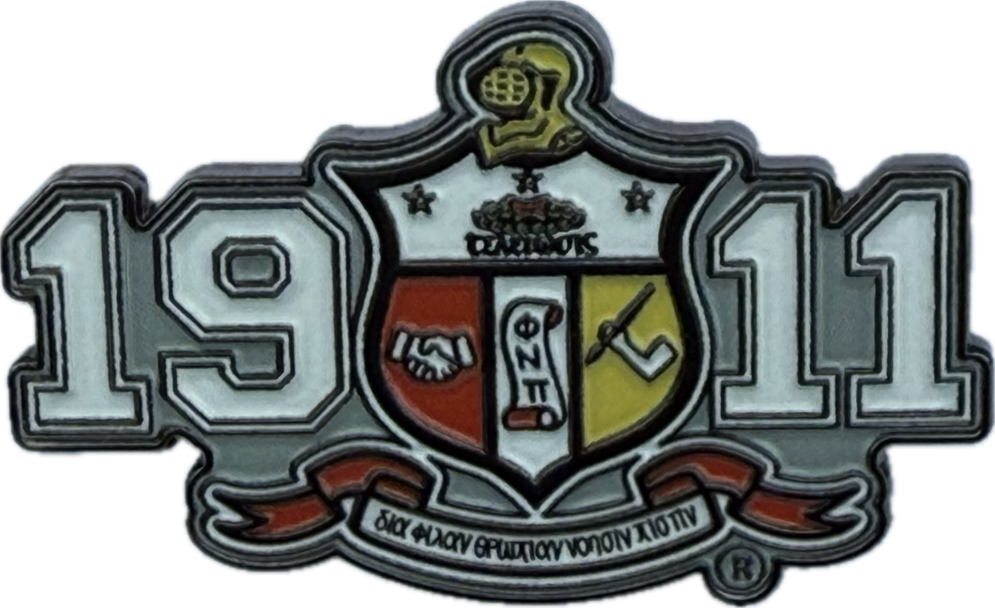 1.5" 1911 Kappa Alpha Psi Lapel Pin