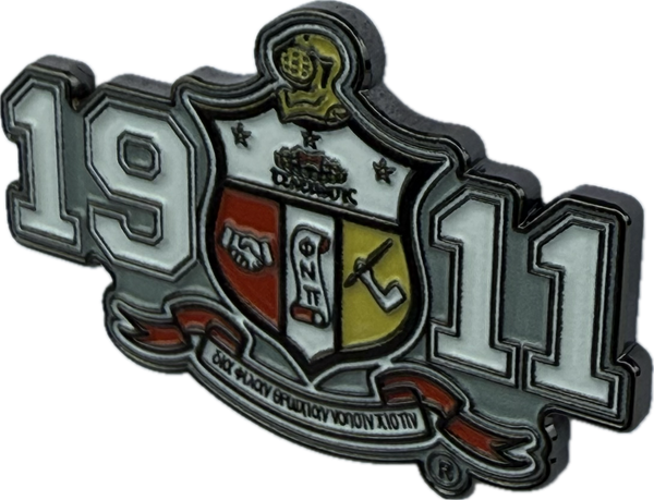 1.5" 1911 Kappa Alpha Psi Lapel Pin