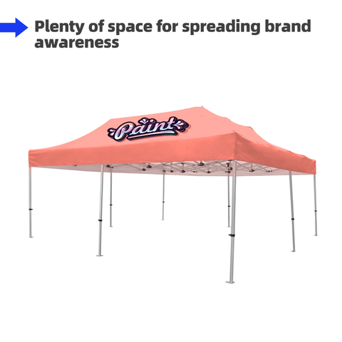 20x20 Large Custom Canopy - with Free Wheeled Case