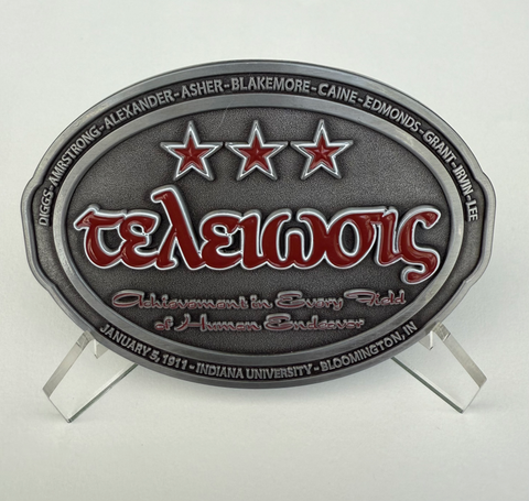 3.5" τελειωσις - Kappa Alpha Psi Belt Buckle (Only 100 Made)