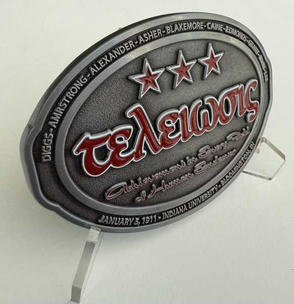 3.5" τελειωσις - Kappa Alpha Psi Belt Buckle (Only 100 Made)