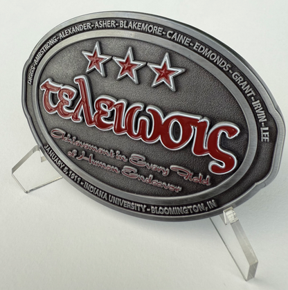 3.5" τελειωσις - Kappa Alpha Psi Belt Buckle (Only 100 Made) - iFoxx Customs