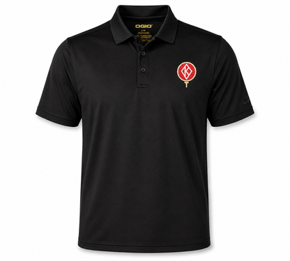 Floating K Golf Tee Polo Black