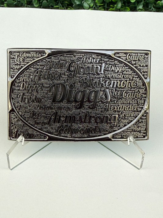 3.5" Founders - Kappa Alpha Psi Belt Buckle (Only 100 Made) - iFoxx Customs