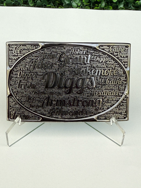 3.5" Founders - Kappa Alpha Psi Belt Buckle (Only 100 Made)