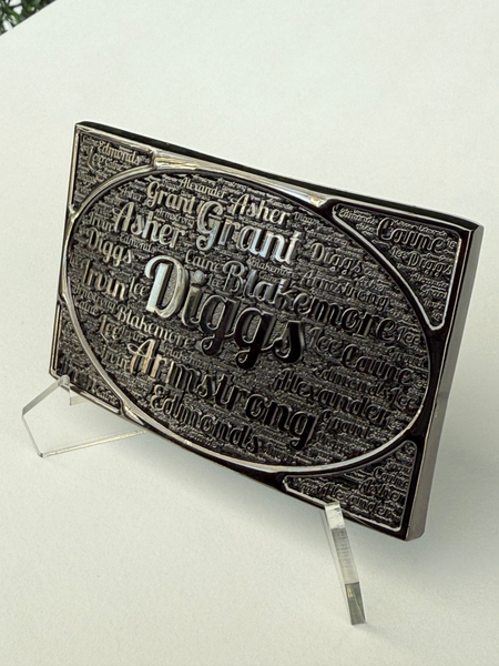 3.5" Founders - Kappa Alpha Psi Belt Buckle (Only 100 Made)