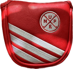 Red Nupe Cross Mallet Putter Cover - iFoxx