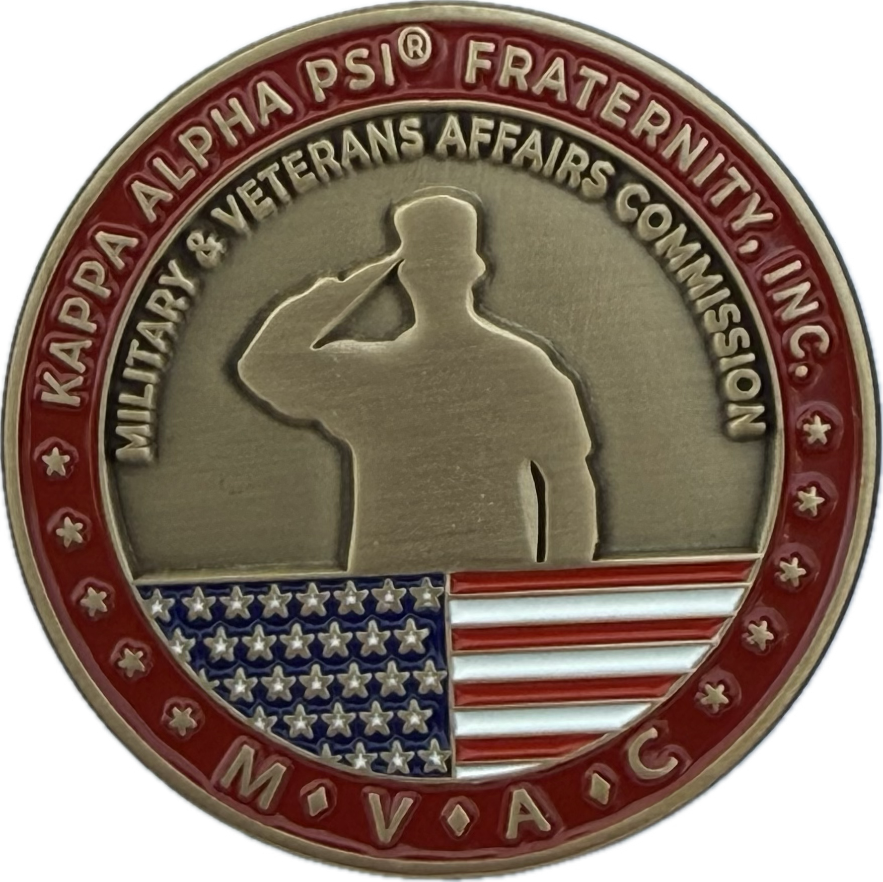 1.5" MVAC - Kappa Alpha Psi Lapel Pin