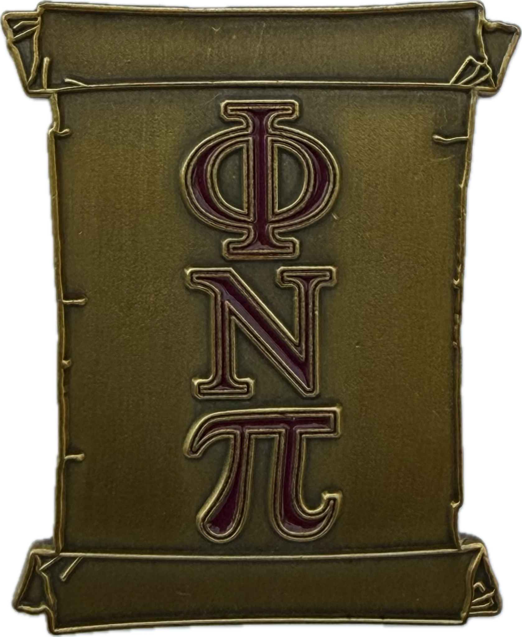1.5" Phi Nu Pi - Kappa Alpha Psi Lapel Pin