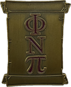 1.5" Phi Nu Pi - Kappa Alpha Psi Lapel Pin