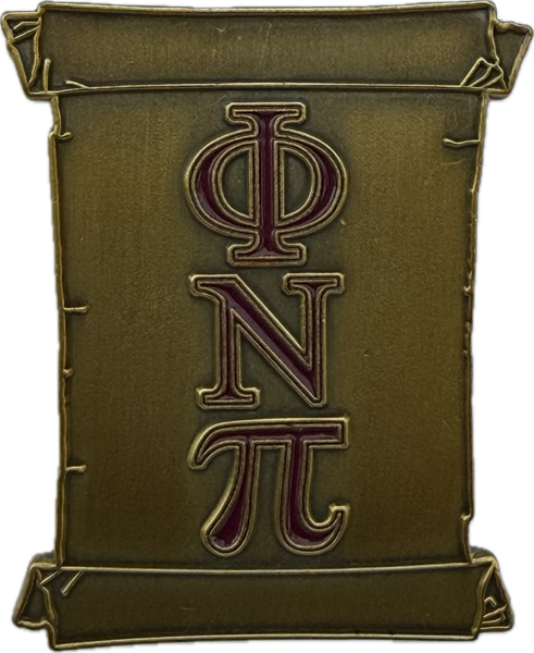 1.5" Phi Nu Pi - Kappa Alpha Psi Lapel Pin
