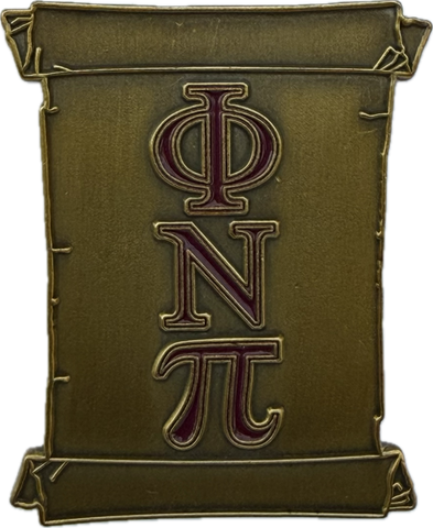 1.5" Phi Nu Pi - Kappa Alpha Psi Lapel Pin
