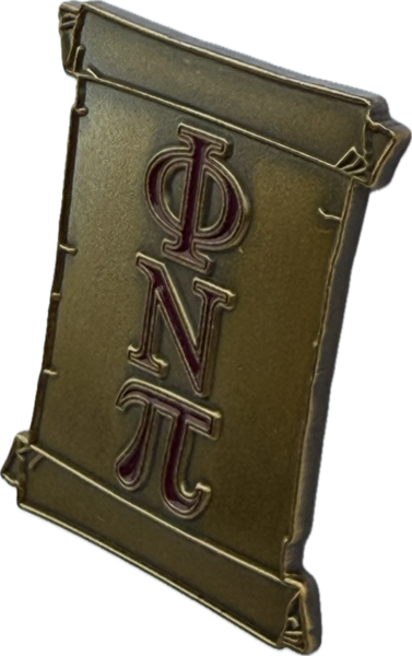 1.5" Phi Nu Pi - Kappa Alpha Psi Lapel Pin
