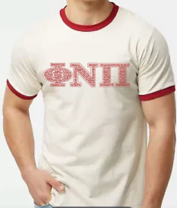 Phi Nu Pi Founders Ringer Tee