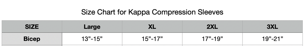Kappa Founders Compression Sleeves (Pair) - iFoxx Customs