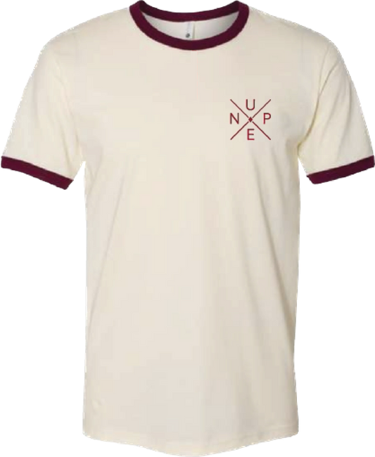 Nupe Cross Crimson Ringer Tee - iFoxx