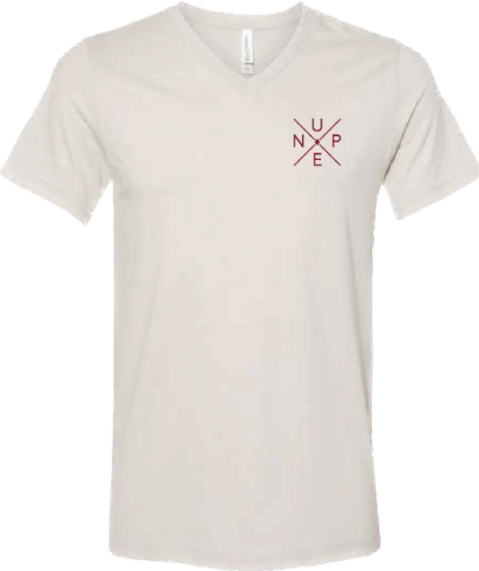 Nupe Cross Crimson V-Neck - iFoxx