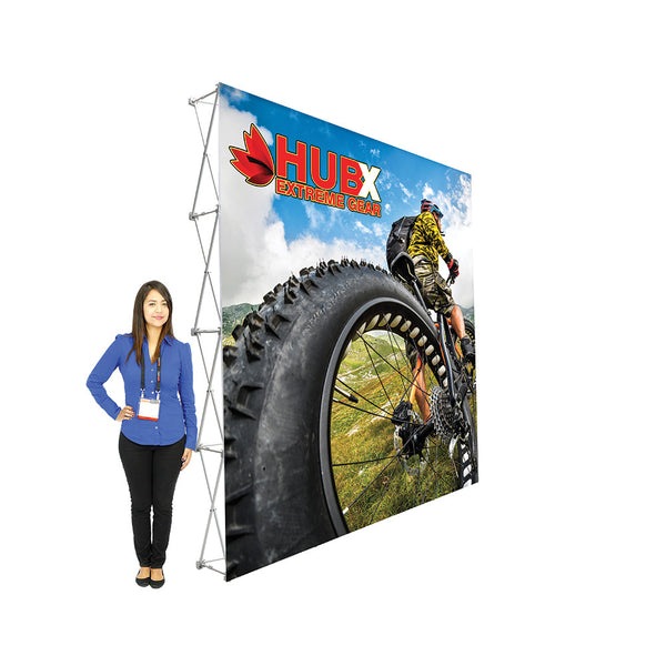 10'X10' Foxx Fabric Pop Up Display Straight Graphic Package (No Endcaps), Popups, WSDisplays - ifoxx displays