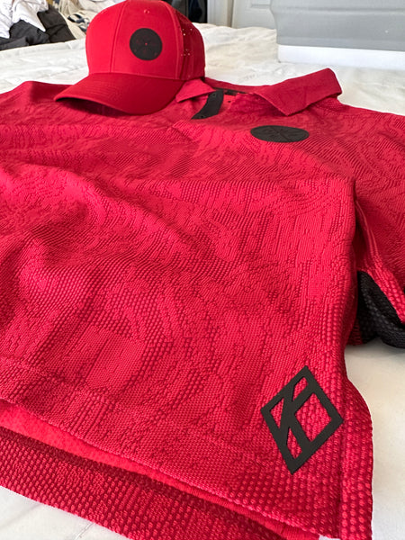 TW - 25th Anniversary Polo w NUPE Cross Logo Only 40 Made, Hat Included! - iFoxx