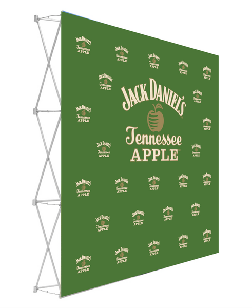 8ft x 8ft Step & Repeat Graphic Wall Display (No Endcaps) - iFoxx