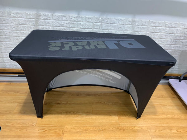 4' Stretch Table Throw (3 Sided - 30" Depth) - iFoxx